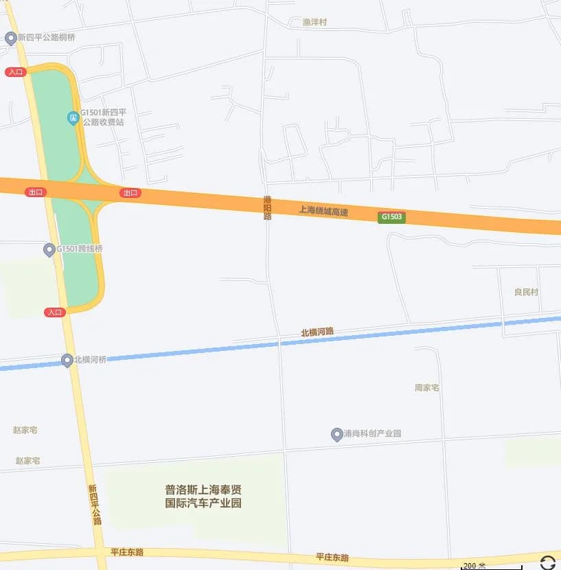 上海市奉贤区港鼎路1058号周边位置图